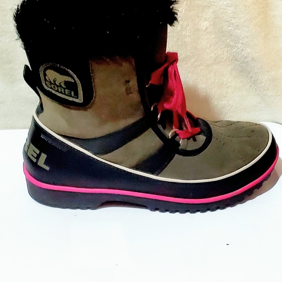 SOREL TIVOLI II WINTER BOOTS. WOMENS Sz: 9.5 LIKE NEW! GREEN, WATERPROOF SUEDE - Picture 5 of 15